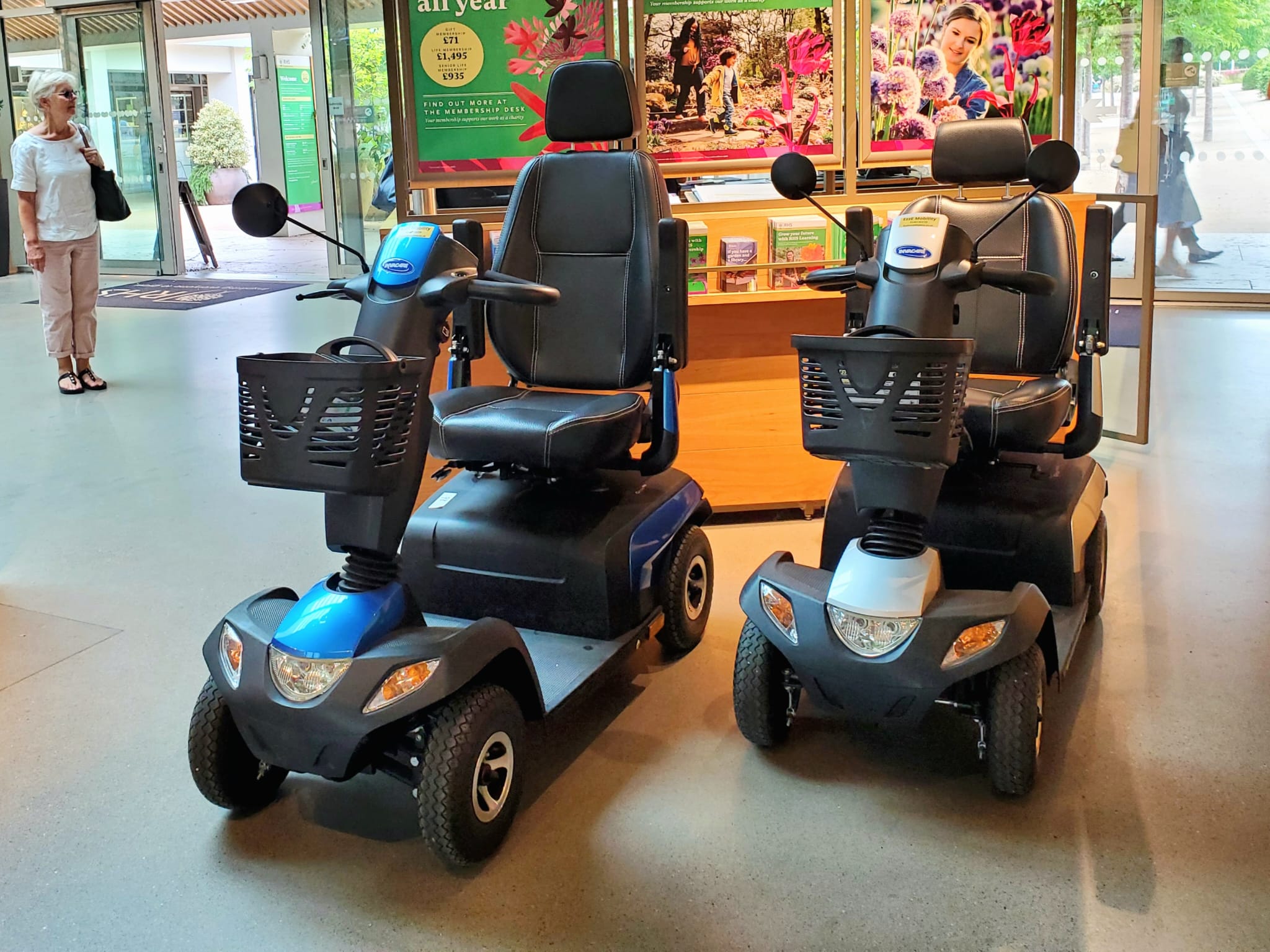 Ezze Mobility supplies RHS Wisley flower show EzzE Mobility